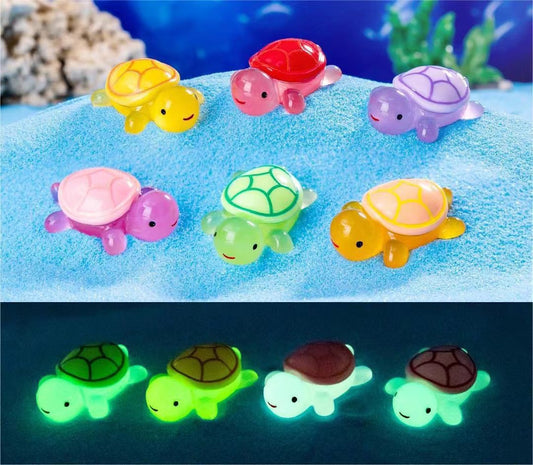 Family Turtles Lumnious Decoration Toys(No bling bags)