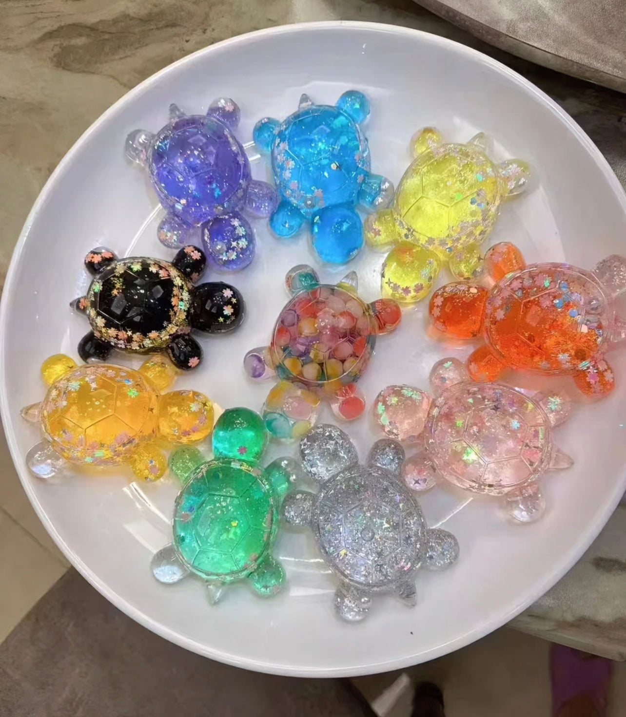 Magic bags---Luminous Glitter Grandpa Turtles ---Open in Live