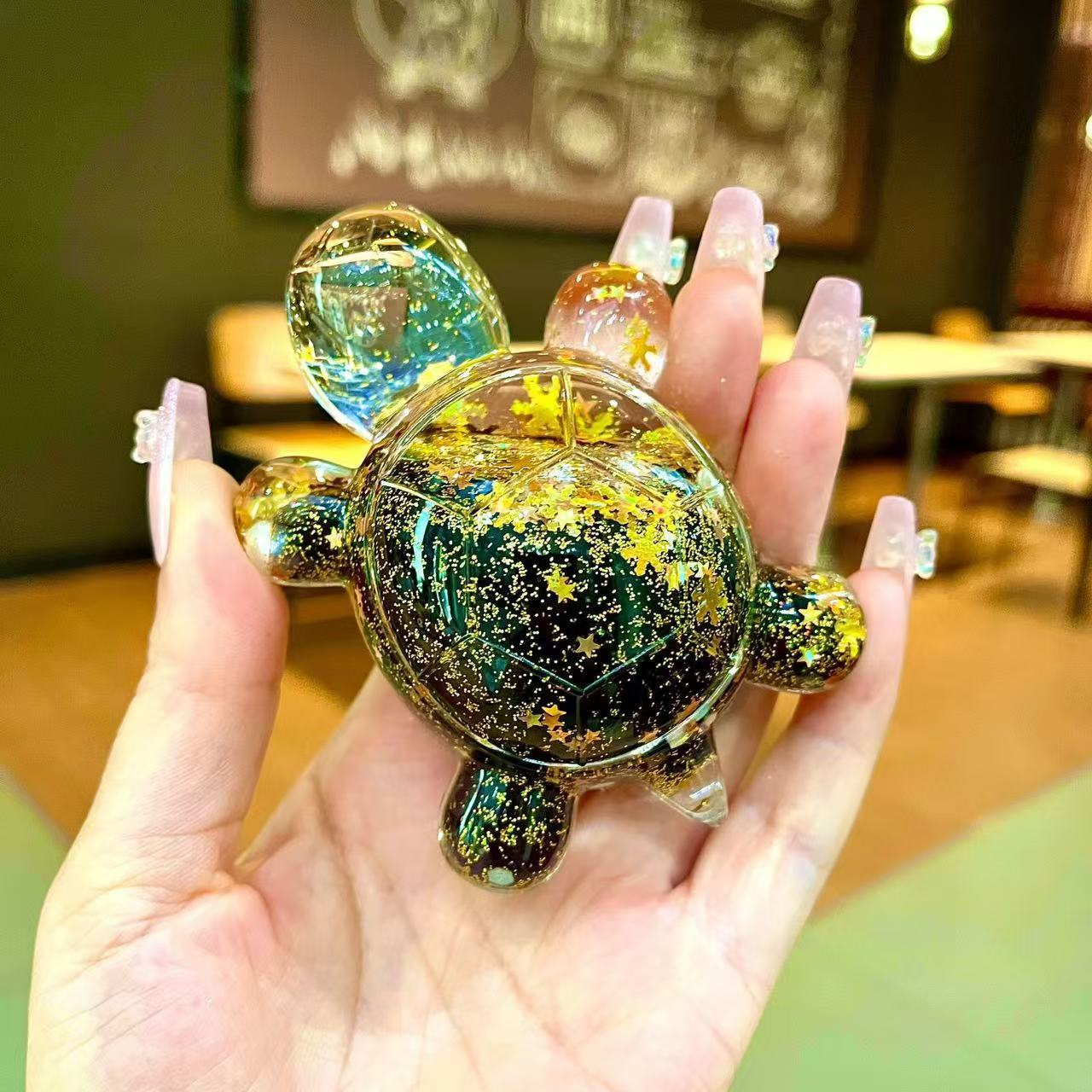 Magic bags---Luminous Glitter Grandpa Turtles ---Open in Live