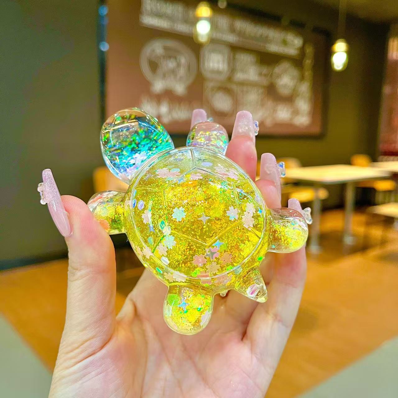 Magic bags---Luminous Glitter Grandpa Turtles ---Open in Live