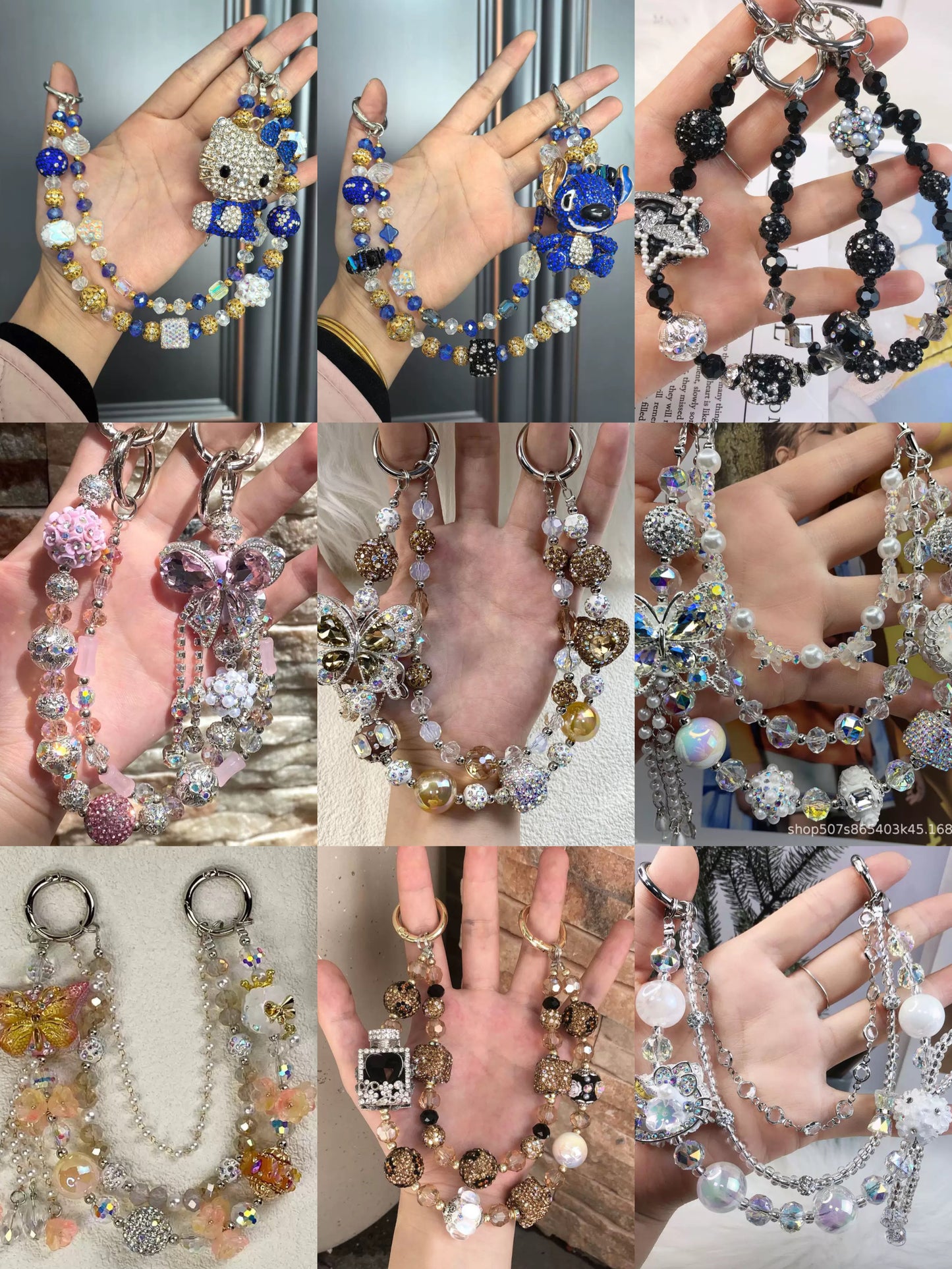 Live Product- Luxury key/Phone/bag Chain
