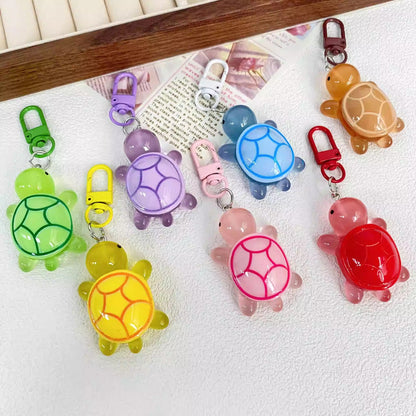 Luminous normal turtle keychain