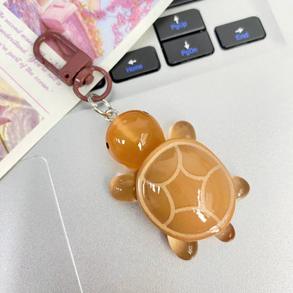 Luminous normal turtle keychain