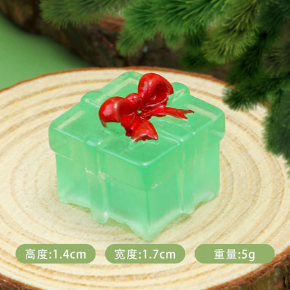 Christmas luminous mini square gift box