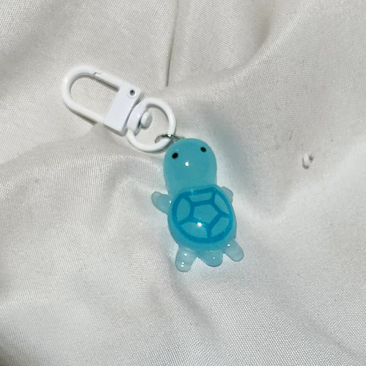 Luminous normal turtle keychain