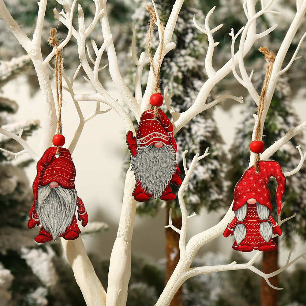 Christmas forest man pendant