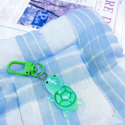 Luminous normal turtle keychain