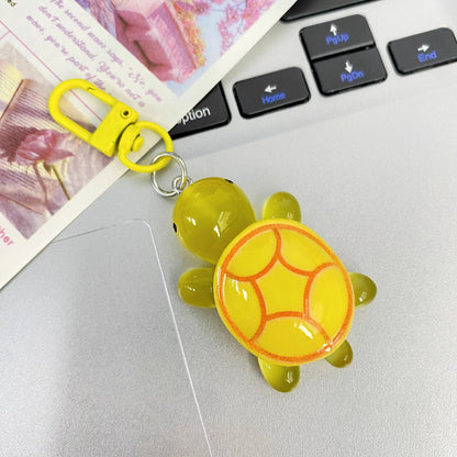 Luminous normal turtle keychain